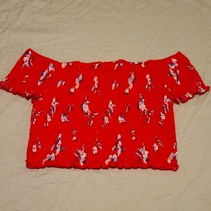 Arizona Jean Co. Floral Crop Top